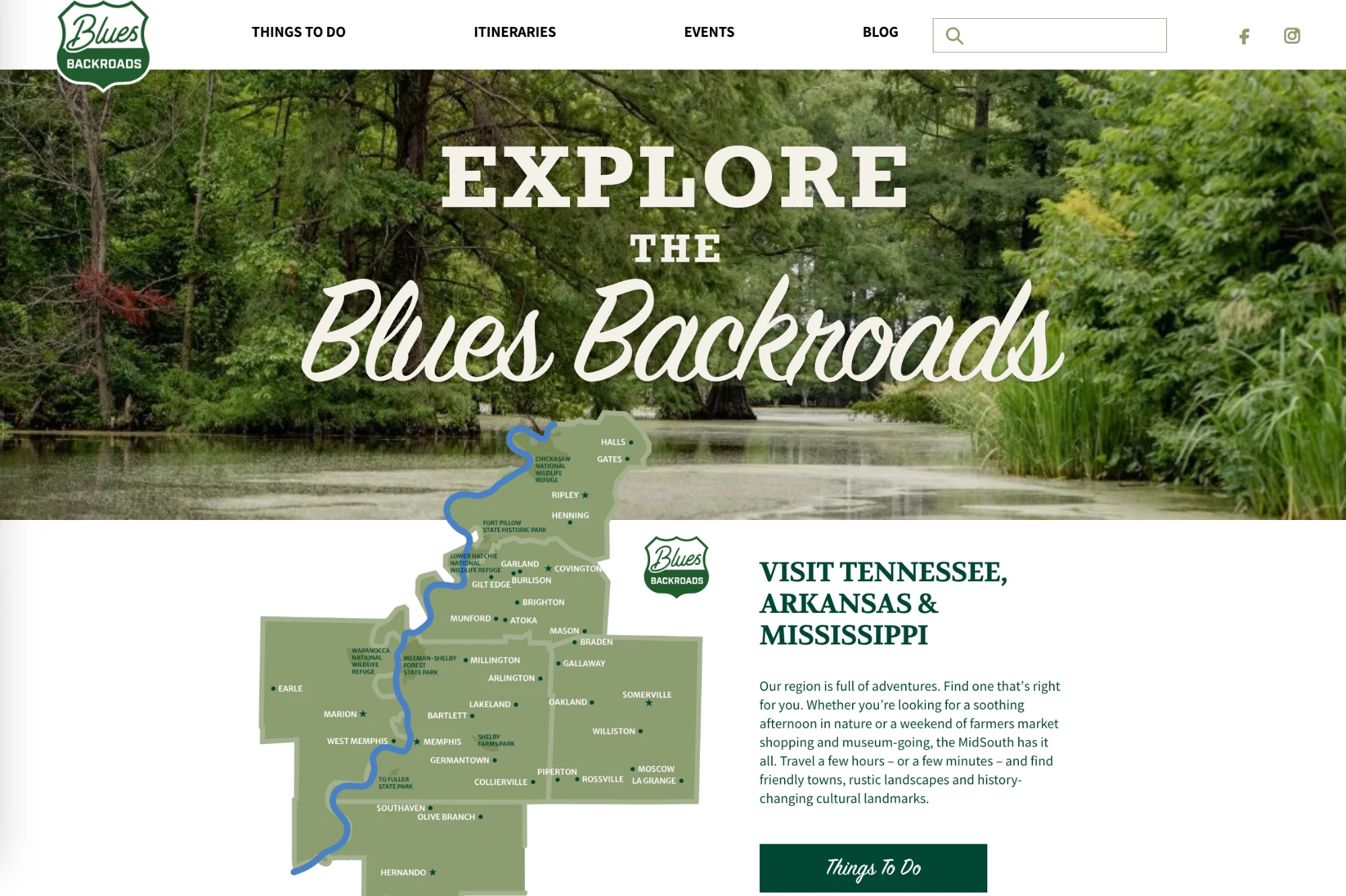 Blues Backroads website