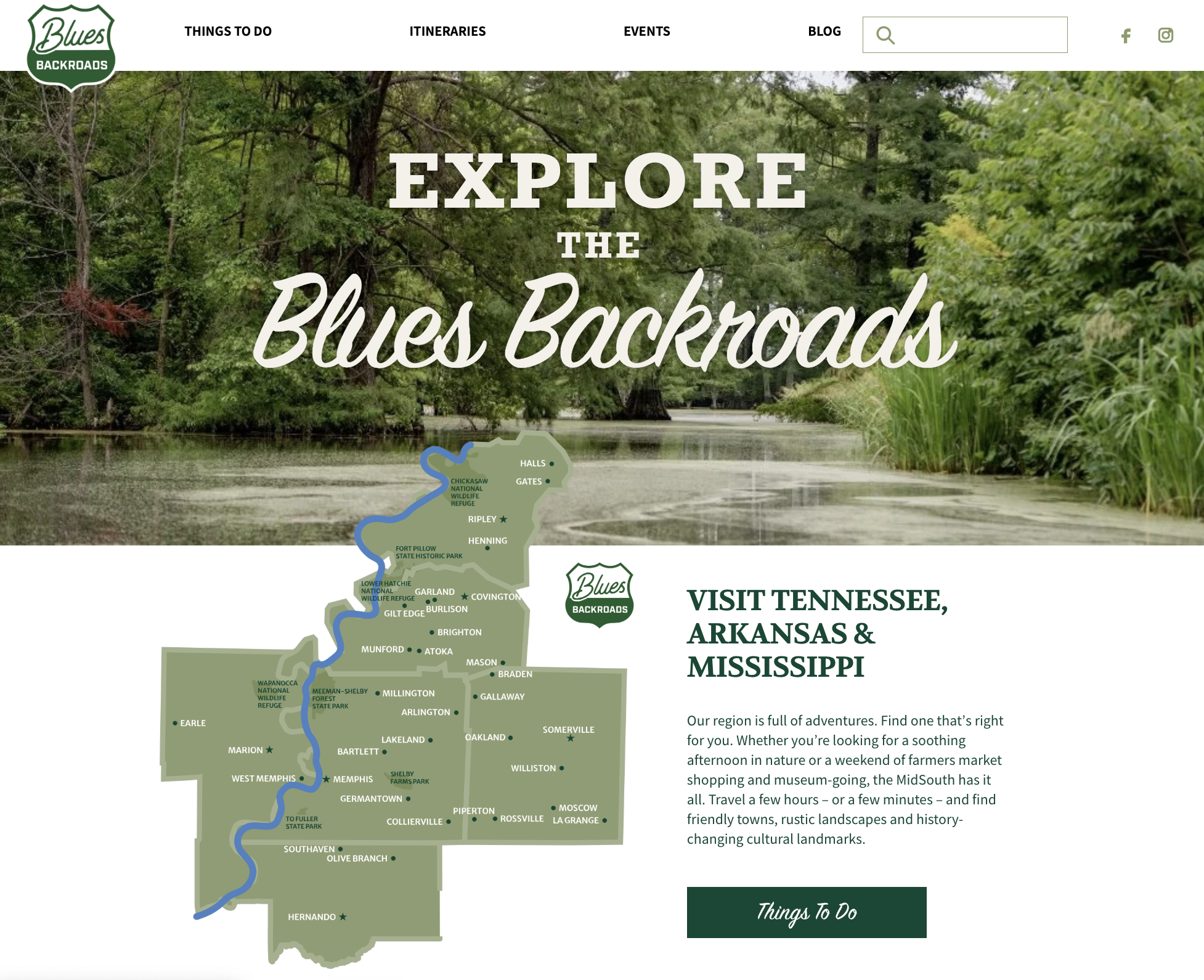 Blues Backroads website case study